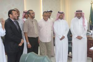 Dean of Jamoum University College Honors Affiliates of Chemistry Department